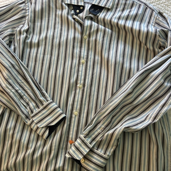 Striped Button Down Shirt - Picture 6 of 7